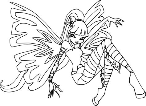 Desenho De Sirenix Musa Para Colorir Para Imprimir E Colorir