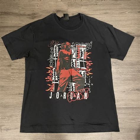 Travis Scott Jordan Brand Travis Scott Cactus Jack T Shirt Grailed