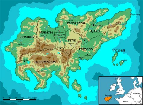 Map of the Wabanaki Confederacy, featuring the still-existing countries ...