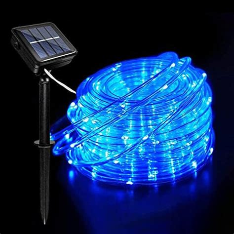 Acxilexy Solar String Lights Outdoor Ft Led Tube Fairy String