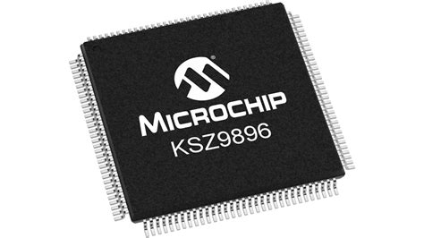 Microchip Ksz9896ctxi Ethernet Switch Ic Mii Rgmii Rmii 128 Pin