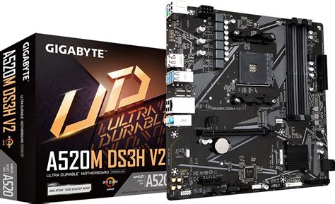 Материнская плата GigaByte A520M DS3H V2 s-AM4 A520 купить | Elmir ...