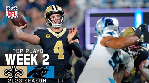 New Orleans Saints Top Plays Vs Carolina Panthers 2023 NFL Regular