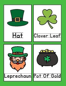 St Patrick S Day Write The Room Center Activities Worksheets And Card