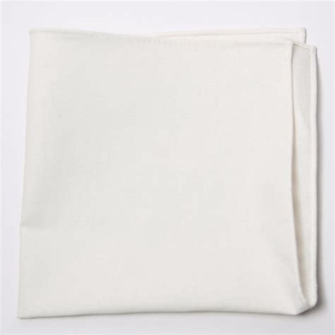 Classic White Irish Linen Pocket Square By Put This On