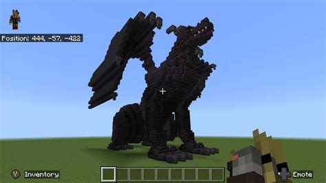 Dragon statue Minecraft Map