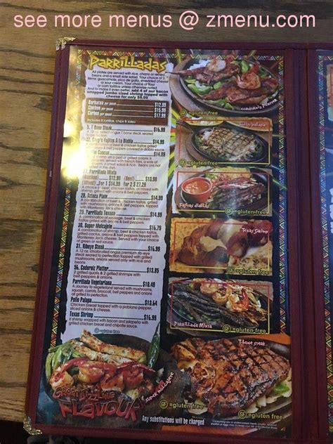 Online Menu Of Mexicano Grill 2 Restaurant Temple Texas 76504 Zmenu