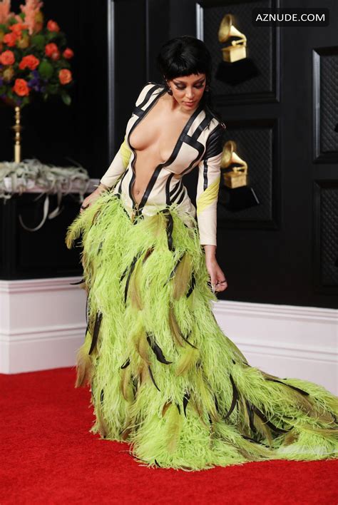 Doja Cat Sexy Displays Her Tits At The Rd Annual Grammy Awards In Los Angeles AZNude