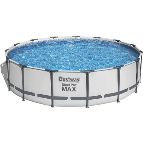 Kit Piscine Hors Sol Tubulaire Bestway Steel Pro Max X Cm