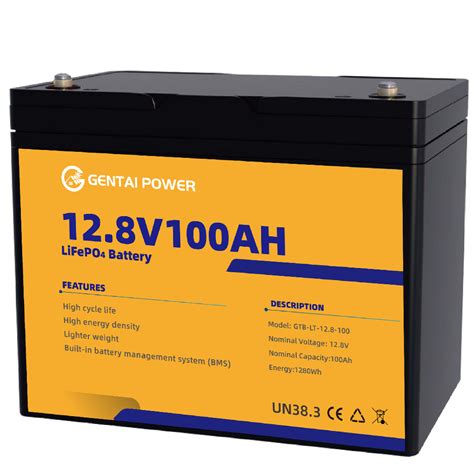 Gentai Power 12V 100ah LiFePo4 Solar Energy Storage Battery Shopee