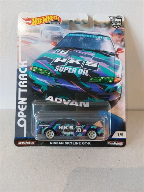 HOT WHEELS OPEN Track Nissan Skyline R32 GT R GTR HKS Premium Car Culture 34 33 PicClick UK