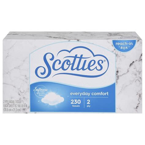 Scotties 2 Ply Everyday Comfort Facial Tissue 230 Ea 230 Ct Shipt