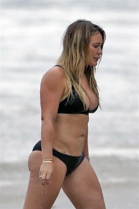 Hilary Duff Bikini At A Beach In Malibu 2017 GotCeleb