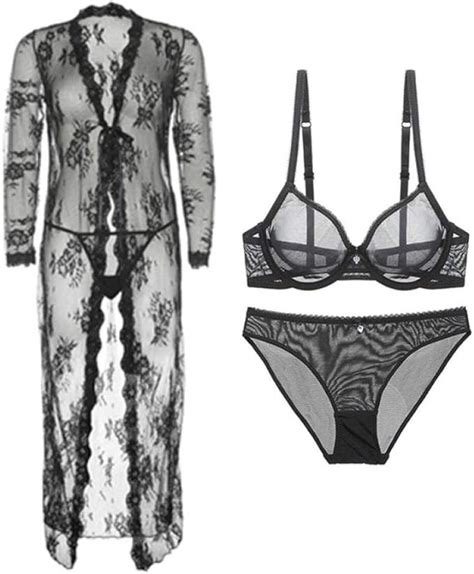 Ensembles De Lingerie Femme Ensemble De sous Vêtements Sexy en Fil