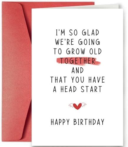 Zoytonky Funny Birthday Card For Husband Wife Romantic