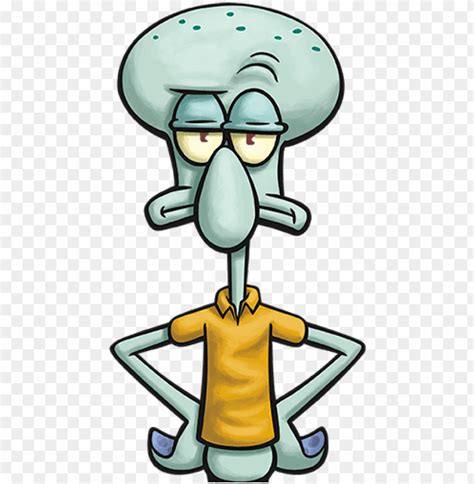 Squidward Personagens Desenho Bob Esponja Png Image With Transparent