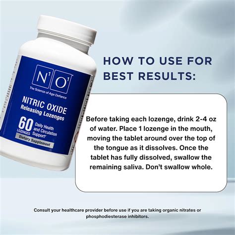 N1O1 Nitric Oxide Lozenges | Developed by Dr. Nathan S. Bryan | 60