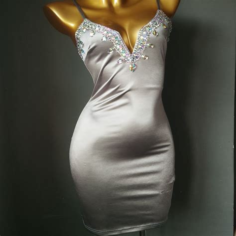 New Models Diamond Bikini Sexy Evening Dresses Silk Satin Nightclub Dress Bikini Swimsuit Buy