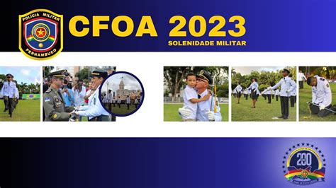 CFOA 2023 SOLENIDADE MILITAR YouTube