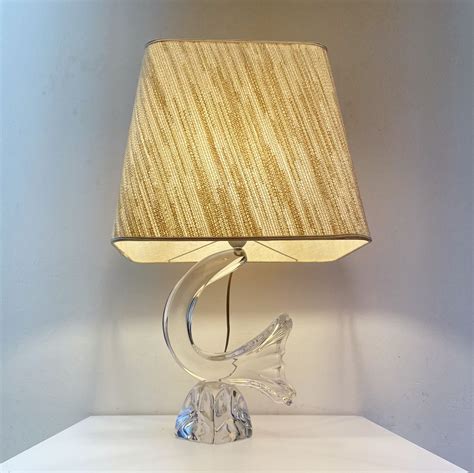 Crystal Art Desk Lamp By Daum France 1970s 234730