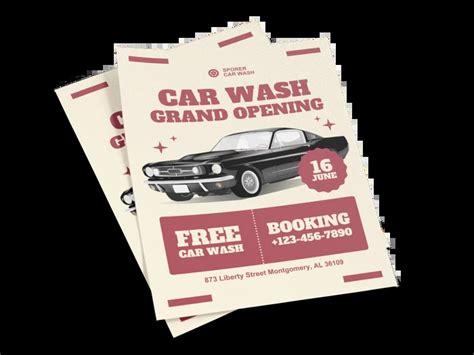 Free Car Wash Flyer Templates Venngage