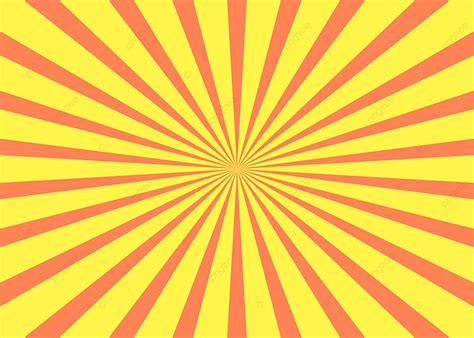 Simple Orange And Yellow Sunburst Vector Background Yellow Sunburst