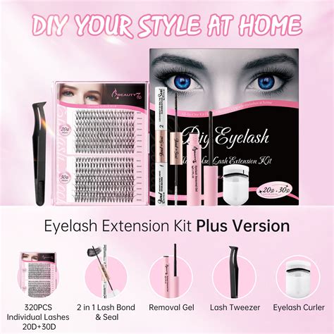 Beauty7 Diy Lash Extension Kit At Home Plus Version 320pcs Beauty7shop