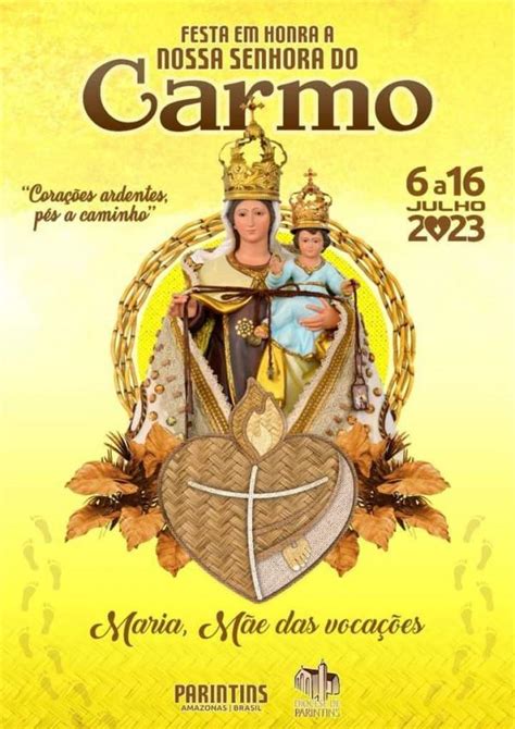 Cartaz Da Festa De Nossa Senhora Do Carmo Apresentado Na Catedral