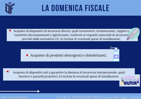 La Domenica Fiscale Il Bonus Sanificazione Acquisto Dpi Studio Necchio