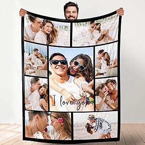 Amazon Perstudio Custom Photo Blanket Personalized Boyfriend