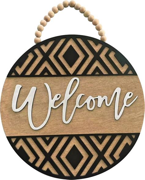 Surfapans 3d Welcome Sign For Front Door Farmhouse Decor