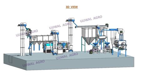 5 Ton Fully Automatic Atta Chakki Plant In Rajkot UJJWAL AGRO FOOD