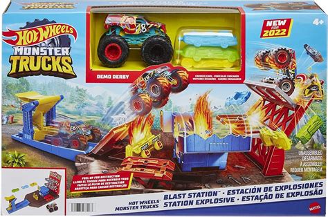 Игровой набор Hot Wheels Monster Trucks Приключения на станции фото отзывы характеристики в