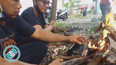 Cara Cepat Buat Pegangan Parang Dibakar Langsung Jadi YouTube