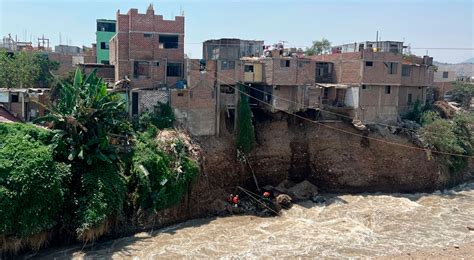 Smp Alertan Que M S Viviendas Podr An Colapsar Y Caer Al Desborde Del