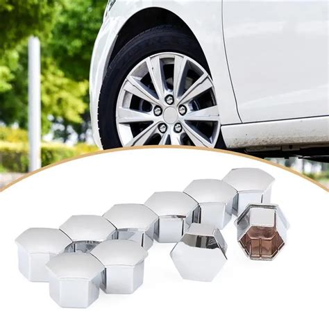 VORCOOL 10Pcs Hexagonal Wheel Lug Nut Cover Bolts Covers Screw Protect