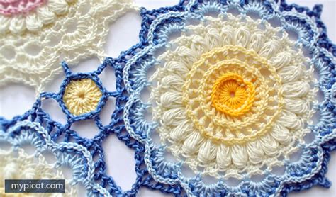 Ergahandmade Crochet Motif Diagrams Free Pattern Step By Step