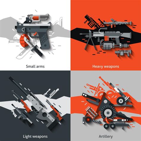 Weapon Design Concept 462819 Vector Art at Vecteezy