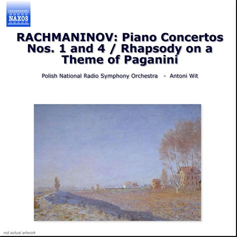 Rachmaninov Piano Concertos Nos 1 And 4 Rhapsody On A Theme Of