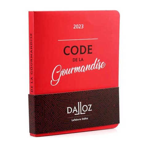 Le Code De La Gourmandise Dalloz Coffret Cadeau Chocolat