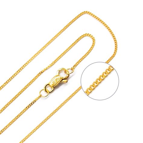 Poh Heng Jewellery 22k Gold Curb Chain Necklace Lazada Ph