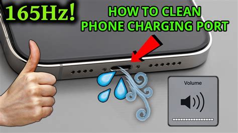 Get Water Out Of Your Iphone Charging Port Youtube