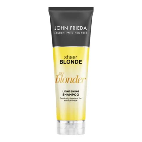 John Frieda Sheer Blonde Go Blonder Lightening Shampoo 250ml Squidtech