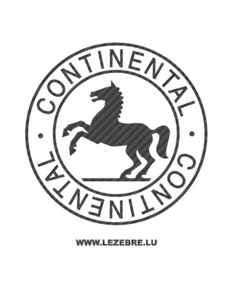 Continental Logo Carbon Decal 2