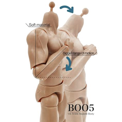 Buy Scale Muscular Male Action Figure Body For Hot Toy Phicen Tbleague Head Online At