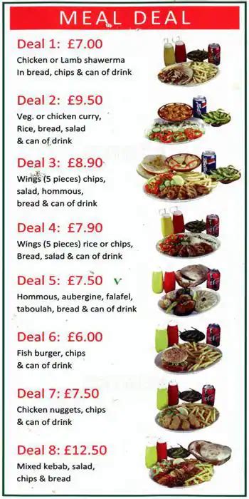 Menu at Halal Restaurant, London, 228 Edgware Rd