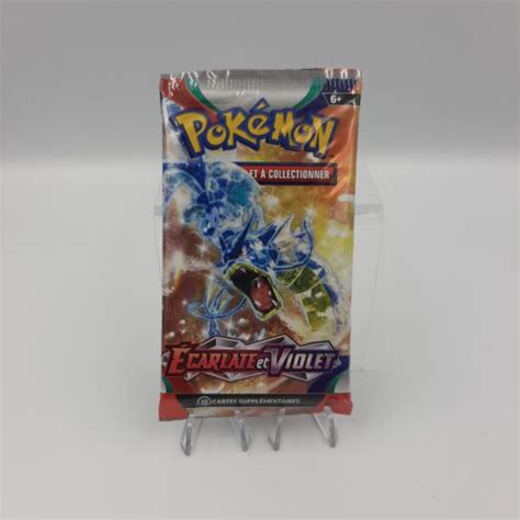 Booster Scellé De 10 Cartes Pokémon Ecarlate Et Violet Ev1 Atougeek