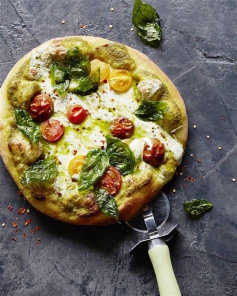 Pesto Caprese Pizza Whats Gaby Cooking