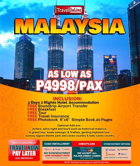 MALAYSIA PROMO PACKAGES - TravelOnline Philippines