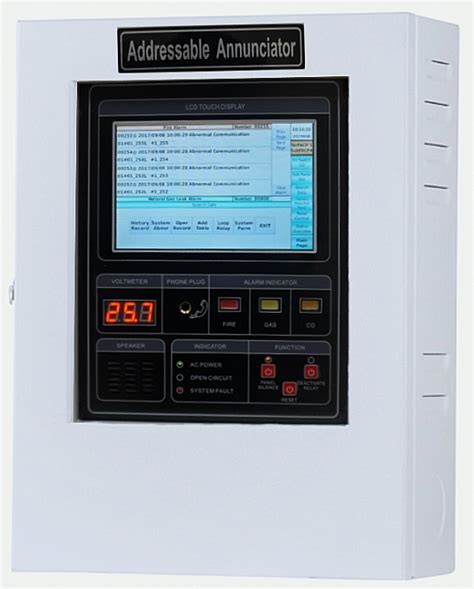 Fire Alarm Annunciator YFR S2 Steel Cabinet Yun Yang Fire Safety